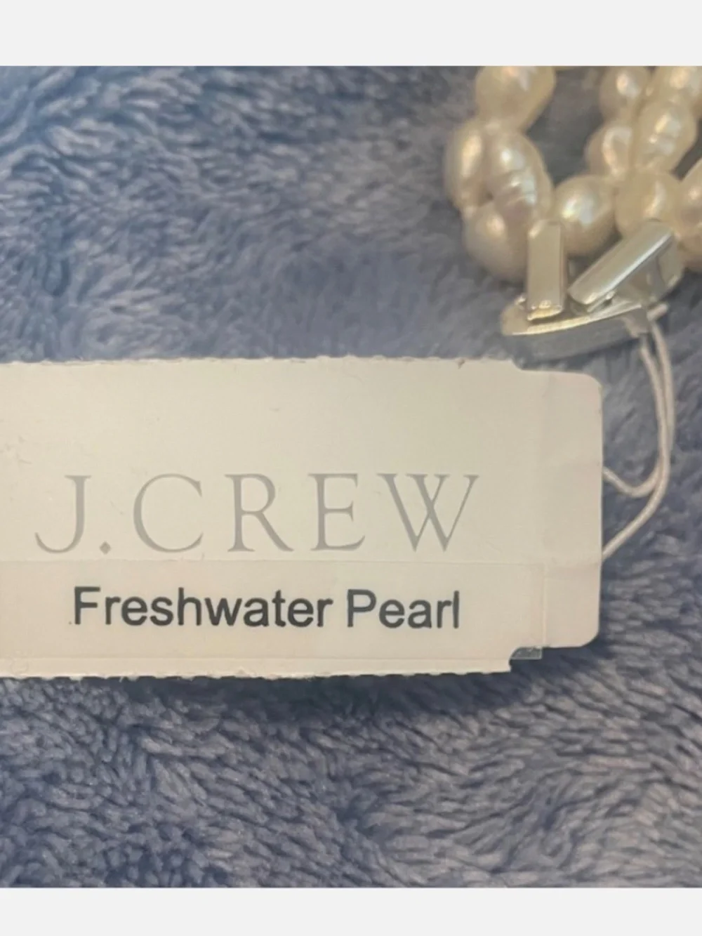 J.Crew freshwater pearls 3 strands bracelet